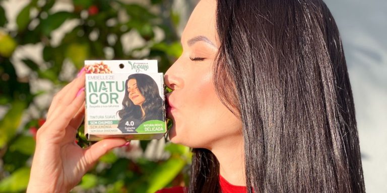 tintura de cabelo vegana