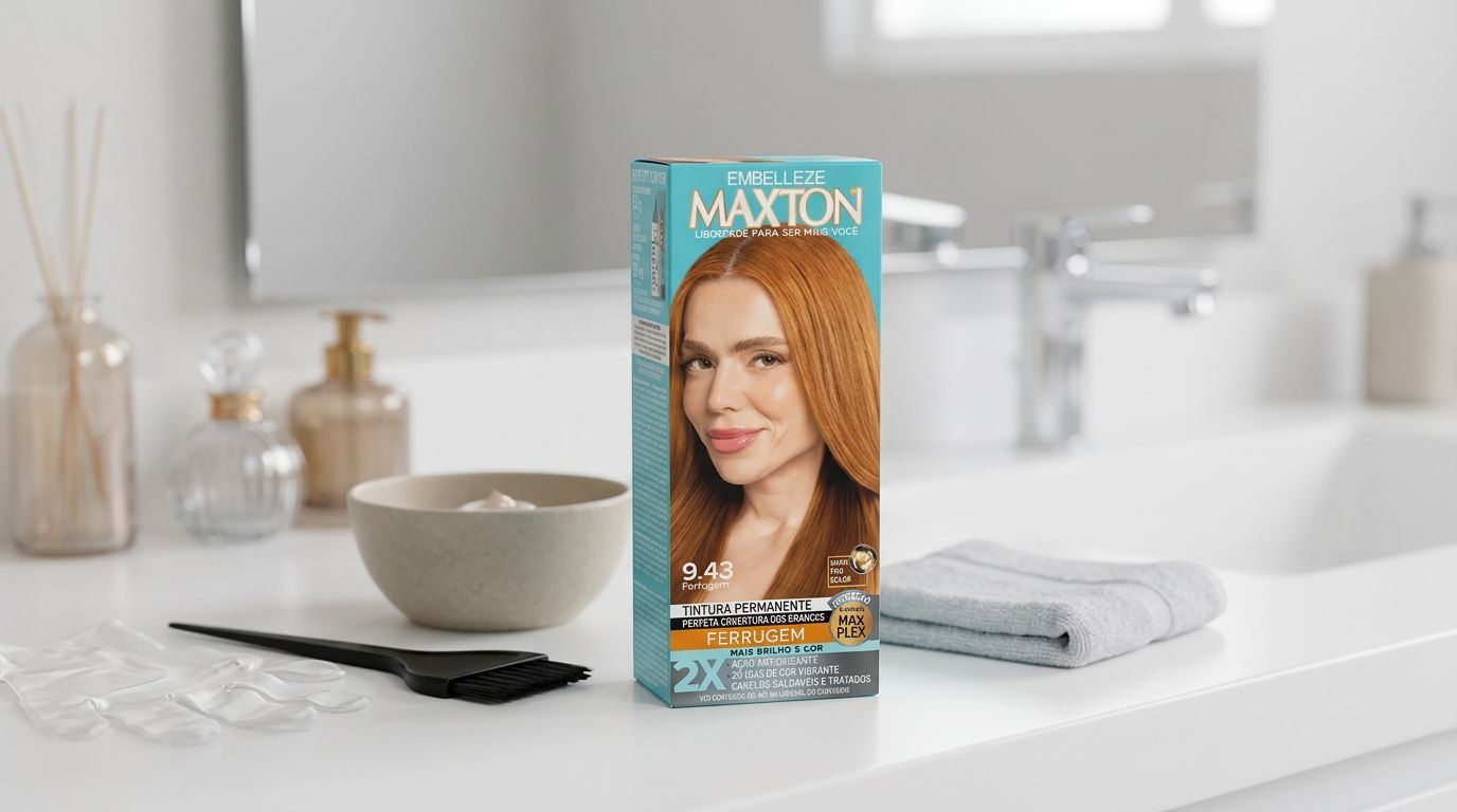 Caixa de tintura Maxton em banheiro moderno.