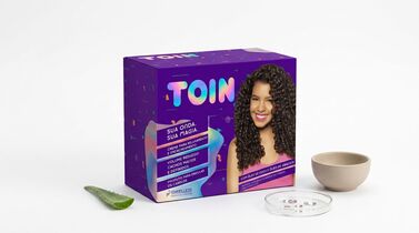  kit para definição de cachos com creme de cabelo