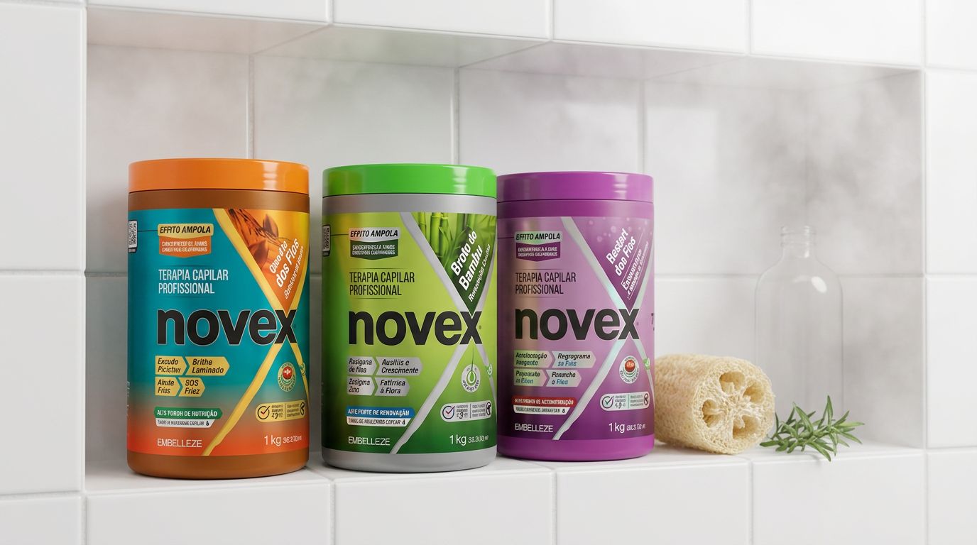 Produtos Novex para terapia capilar profissional