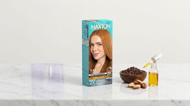 Tintura para cabelo Maxton com ingredientes naturais